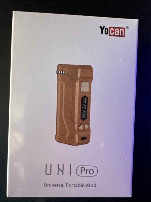 YOCAN UNI PRO UNIVERSAL 650MAH VV BOX MOD DARK CHAMPAGNE