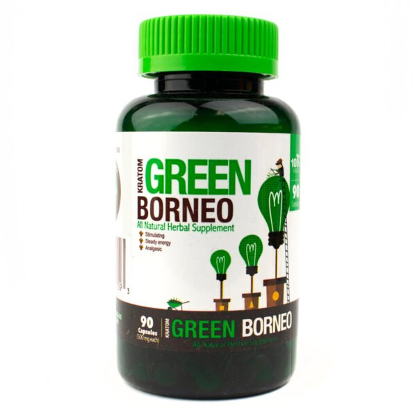 BUMBLE BEE KRATOM CAPSULES 90/CT GREEN BORNEO