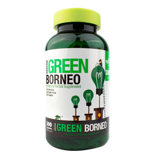 BUMBLE BEE KRATOM CAPSULES 300/CT GREEN BORNEO